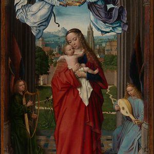 Virgin and Child with Four Angels