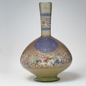 Enameled and Gilded Bottle