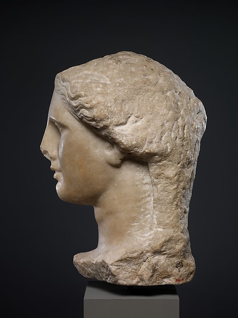 Marble head of a Ptolemaic queen - Imagen 5